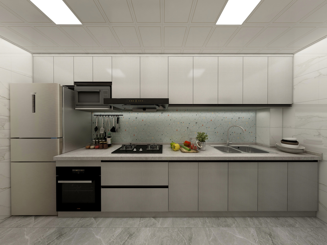 鉴黑担保网生态板全屋定造-现代简约风格衣柜