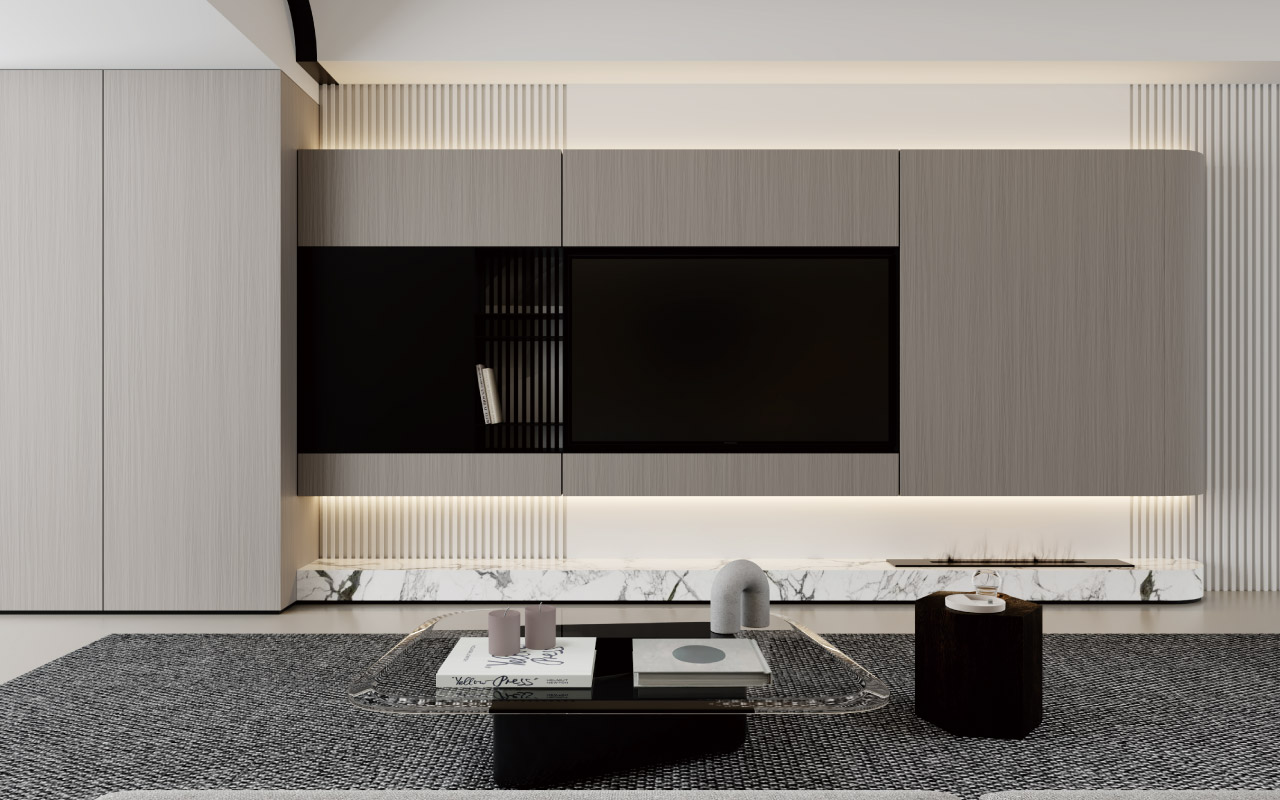 科伦柚木生态板-板材全屋定造案例