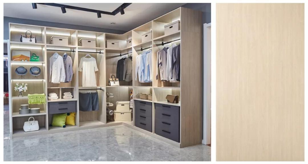 鉴黑担保网纯璞系列生态板花色清风胡桃